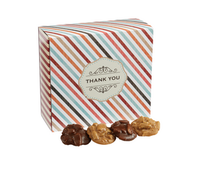 Assorted Pralines in a Thank you Themed Gift Box