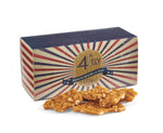 Old Fashioned Peanut Brittle in a 4th of July Gift Box