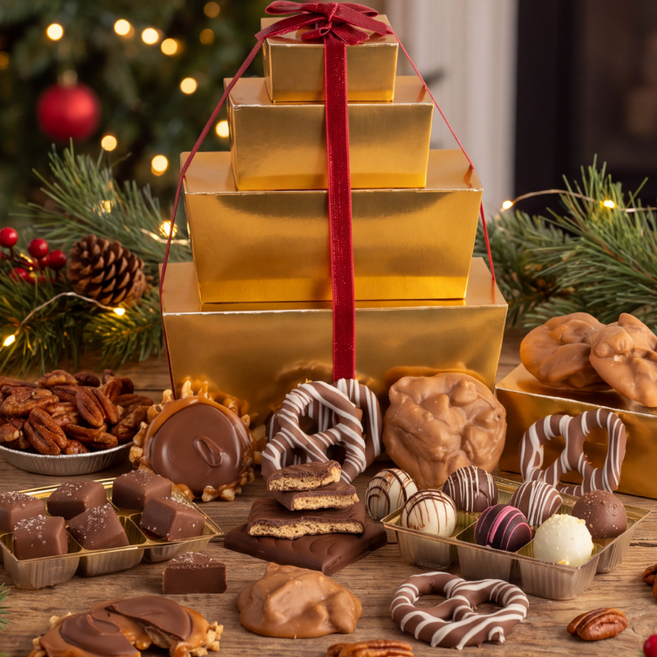 Holiday Gift Tower