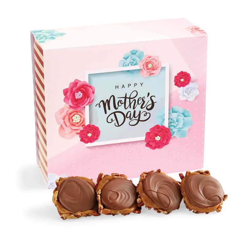 Milk Chocolate Gophers in a Mother's Day Gift Box