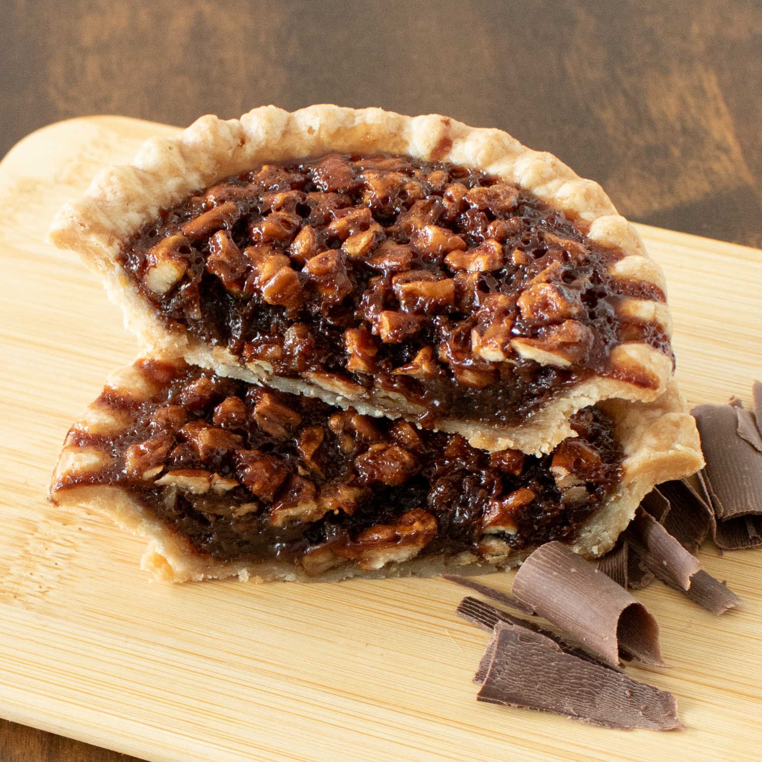 Chocolate Pecan Pie Tarts