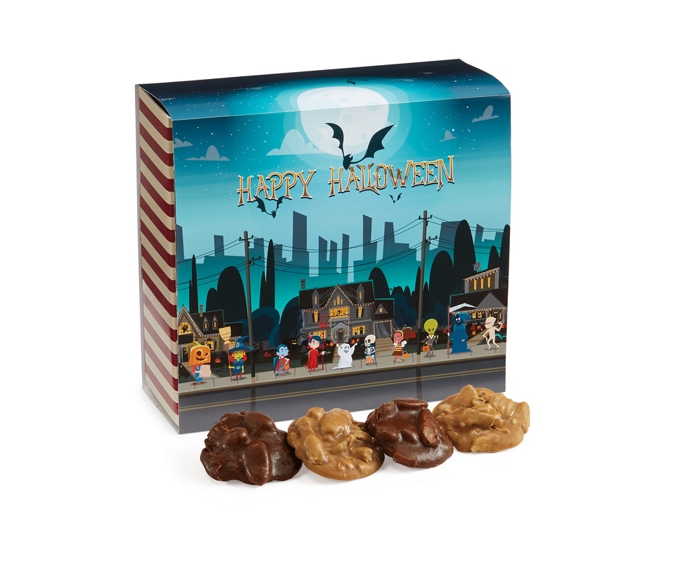 Assorted Pralines in a Halloween Themed Gift Box