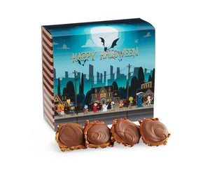 Milk Chocolate Gophers in a Halloween Themed Gift Box