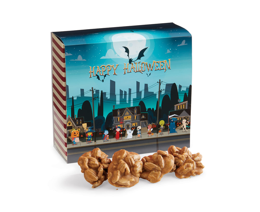 Original Pecan Pralines in a Halloween Themed Gift Box