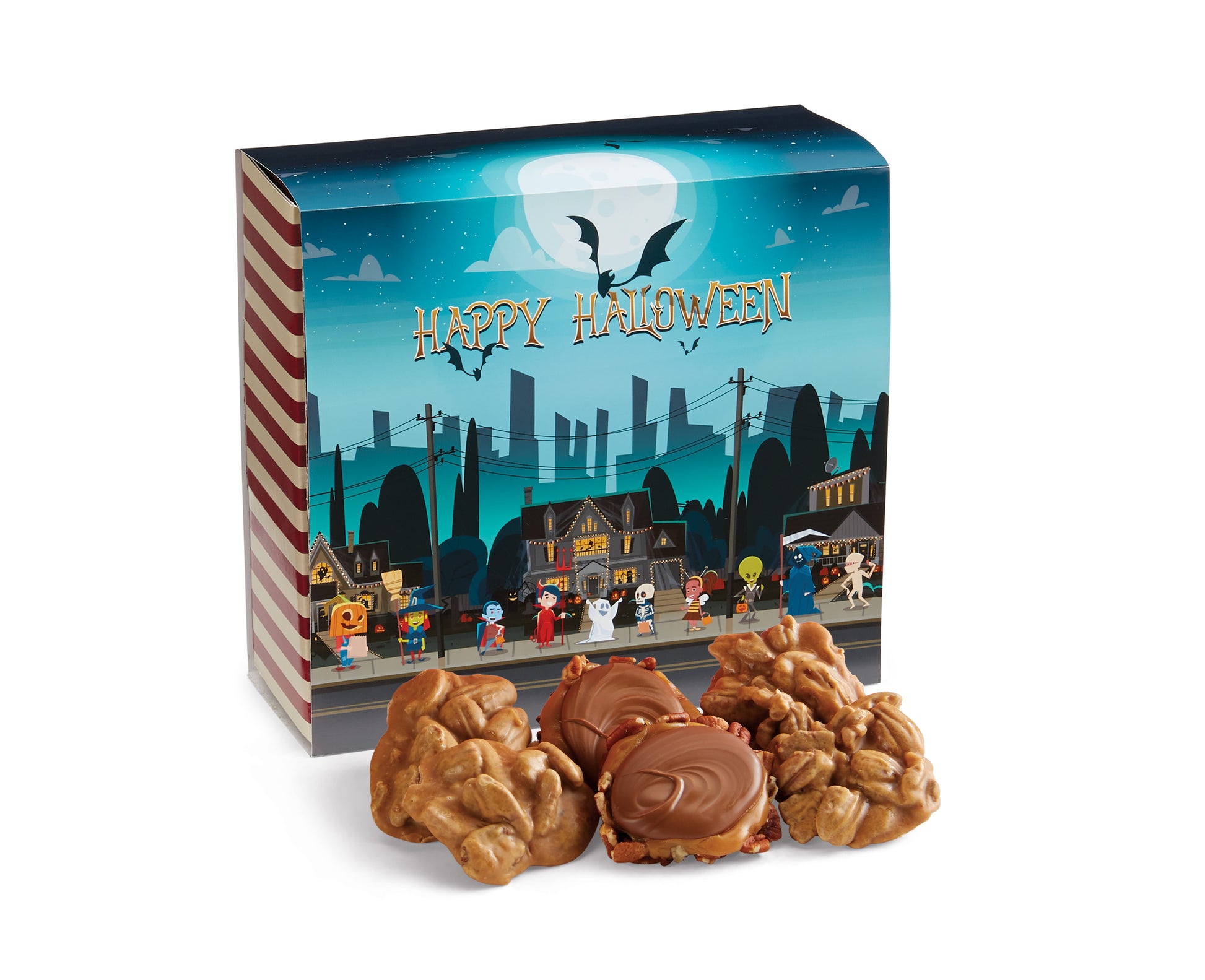 Original Pralines & Gophers Duo in a Halloween Themed Gift Box