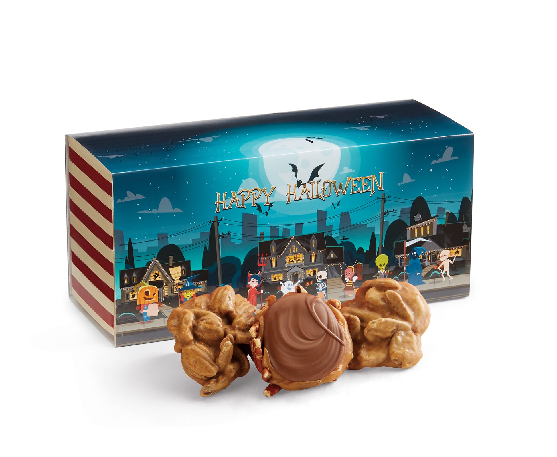 Original Pralines & Gophers Duo in a Halloween Themed Gift Box