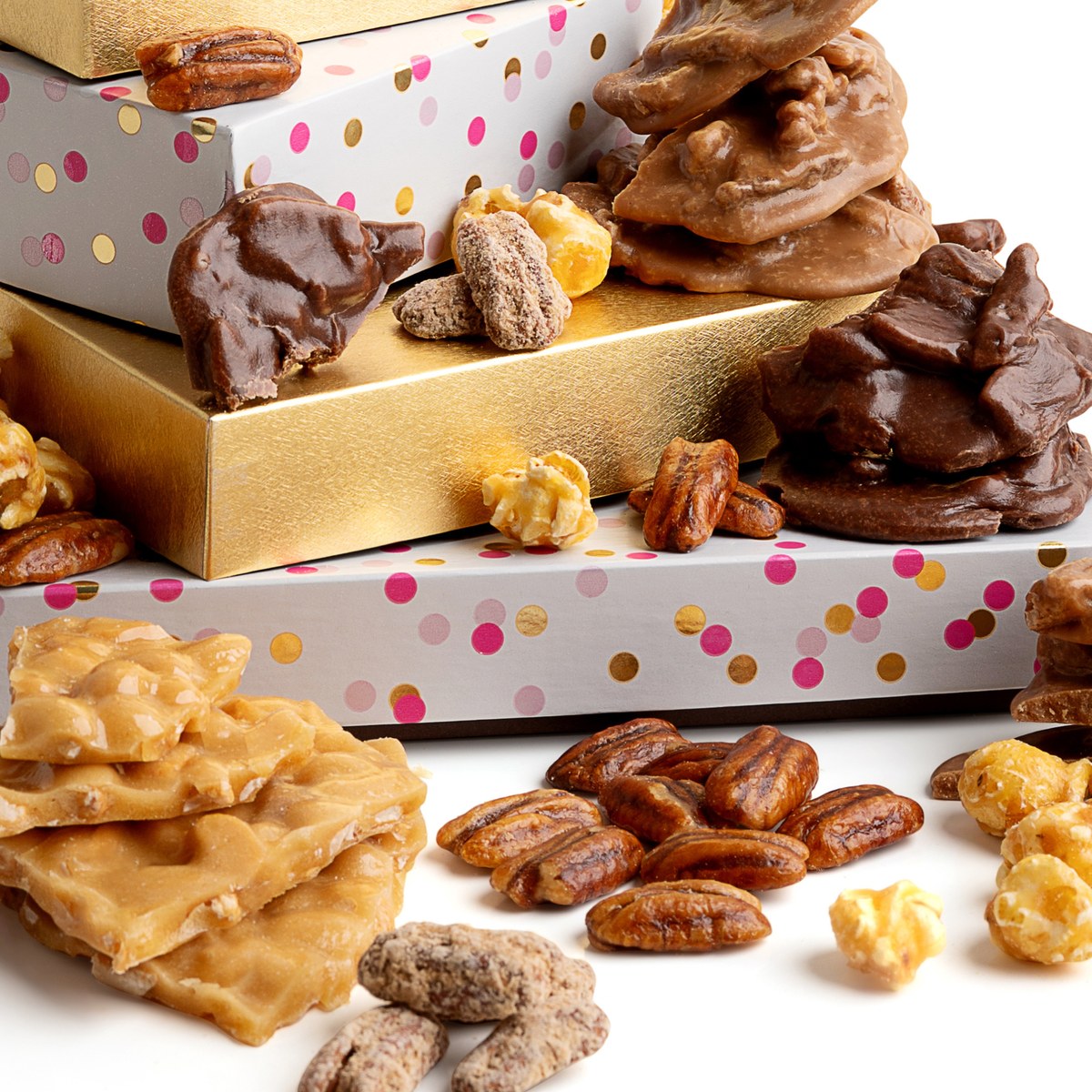 Spring Confetti Gift Tower