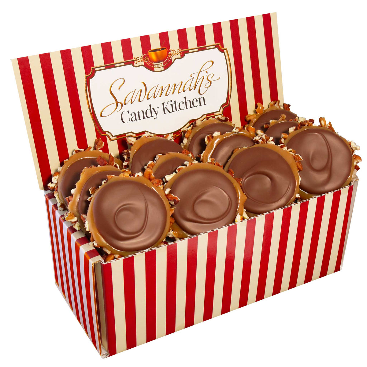 12 Milk Chocolate Gophers in a Signature Striped Box