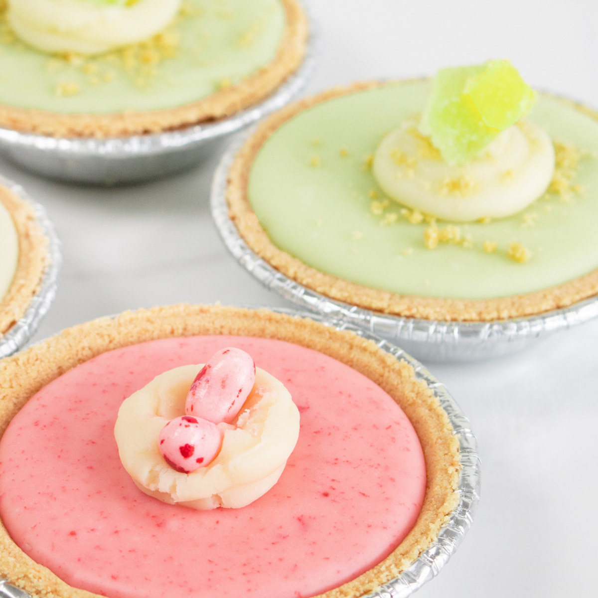 Classic Southern Strawberry and Key Lime Tarts