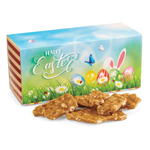 Old Fashioned Peanut Brittle in an Easter Gift Box