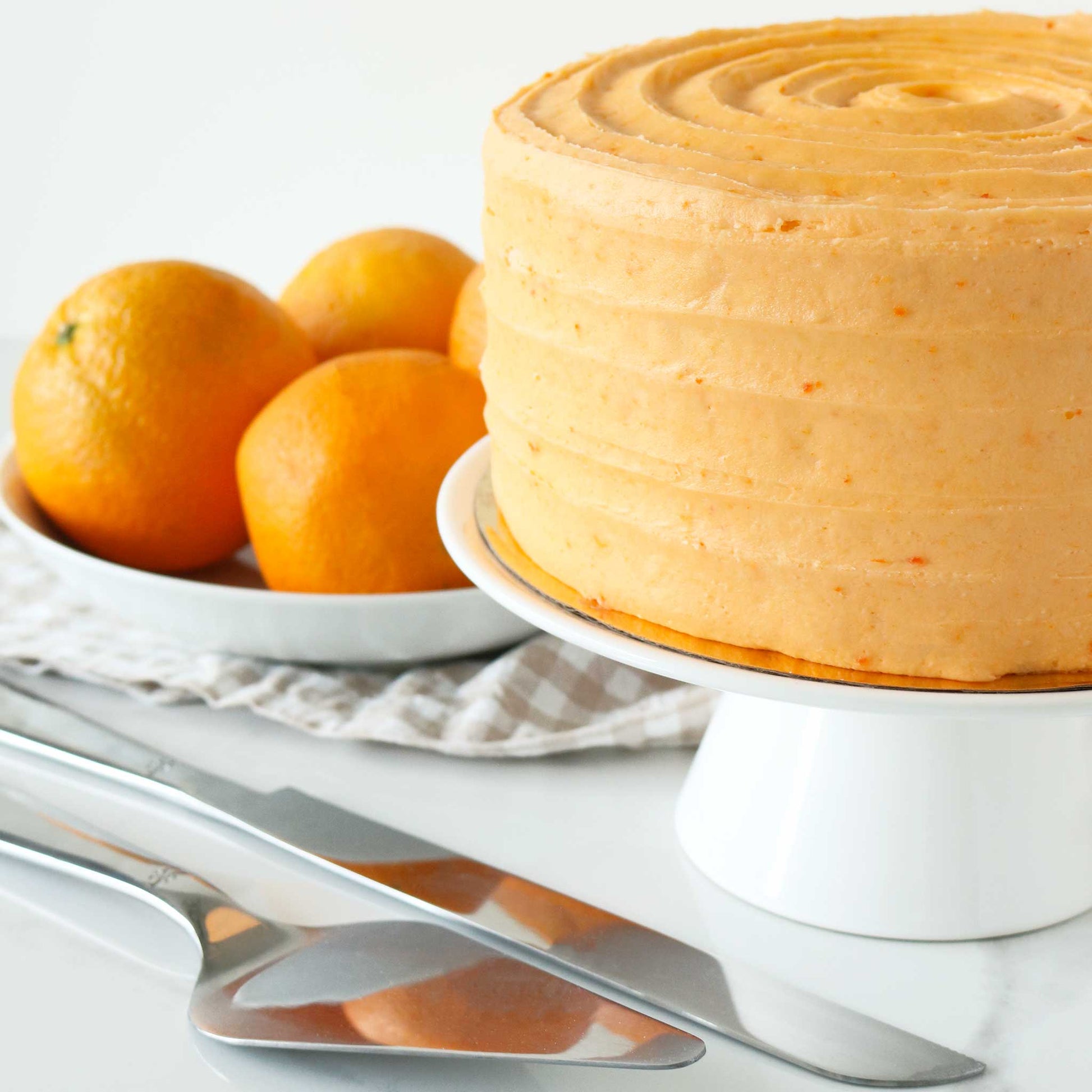 Orange Creamsicle Layer Cake