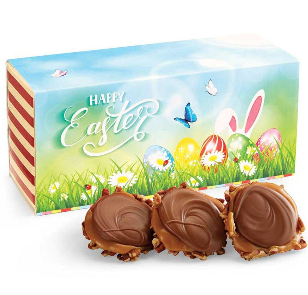 Milk Chocolate Gophers in an Easter Themed Gift Box