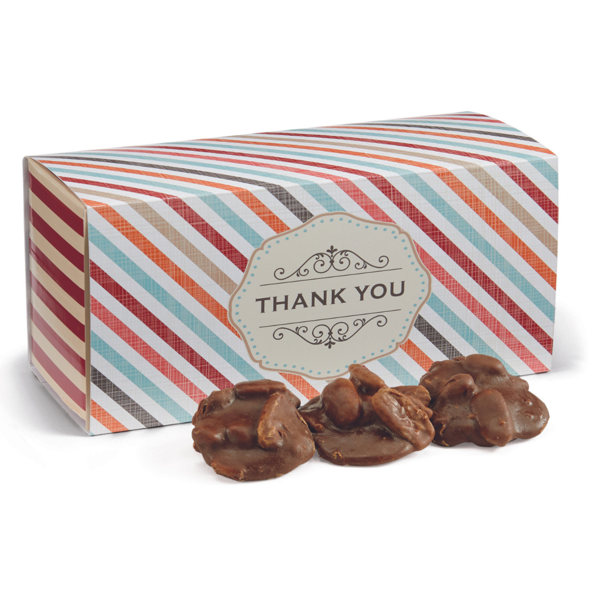 Chocolate Pralines in a Thank You Gift Box