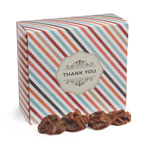 Chocolate Pralines in a Thank You Themed Gift Box