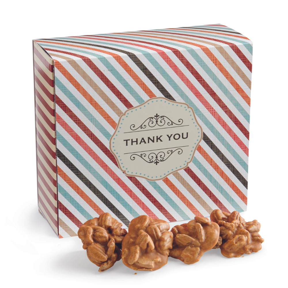 Original Pecan Pralines in a Thank You Themed Gift Box