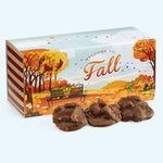 Chocolate Pralines in a Fall Themed Gift Box