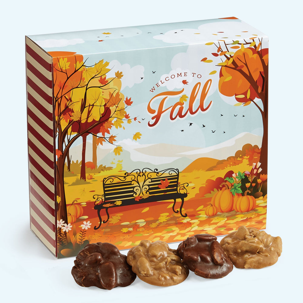 Assorted Pralines in a Fall Themed Gift Box