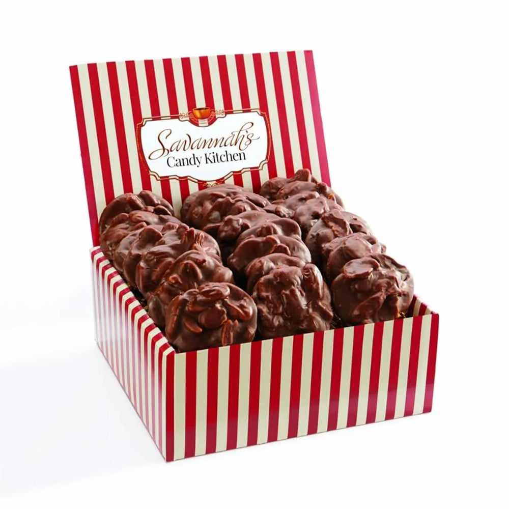 Two Pack of 24 Chocolate Pralines in a Signature Striped Box