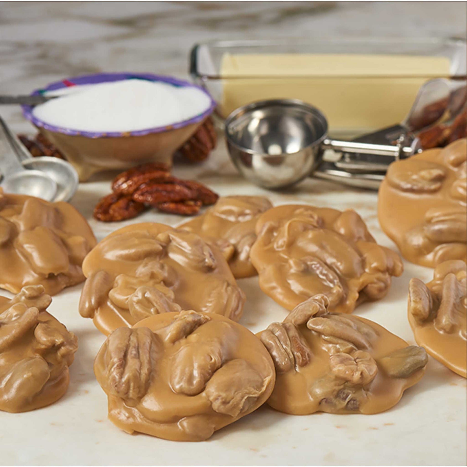 Pralines with Ingredients 