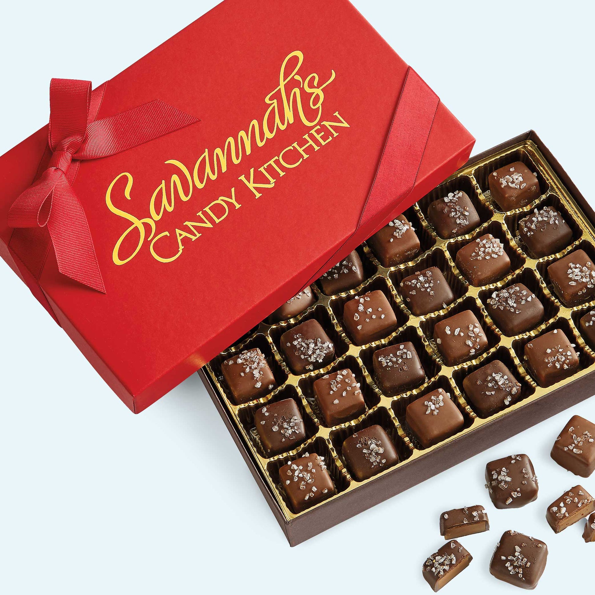 Sea Salt Caramels in a Gift Box