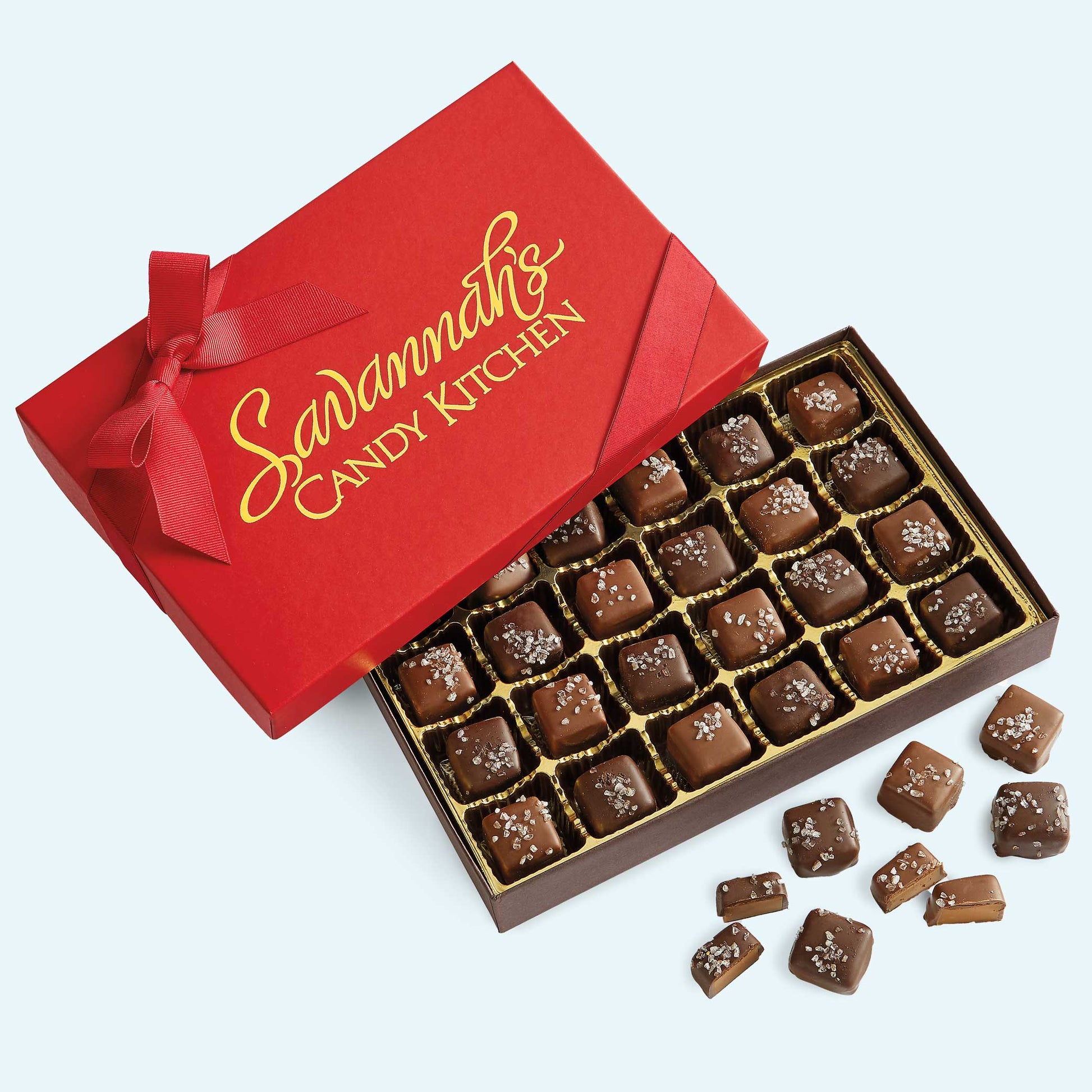 Sea Salt Caramels in a Gift Box