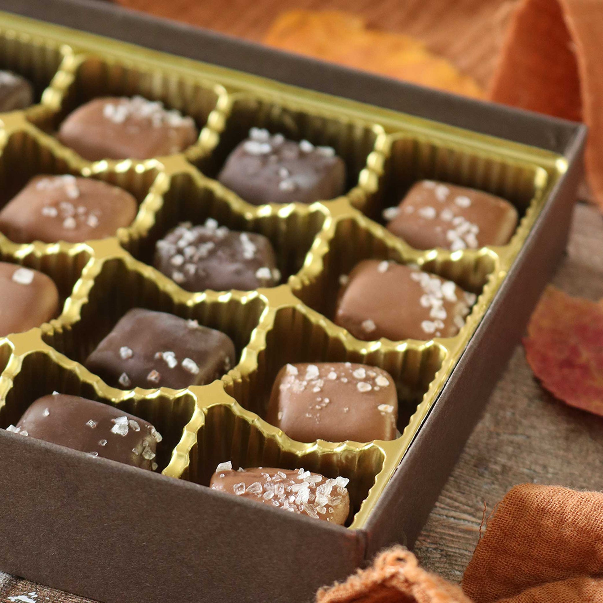 Sea Salt Caramels in a Box