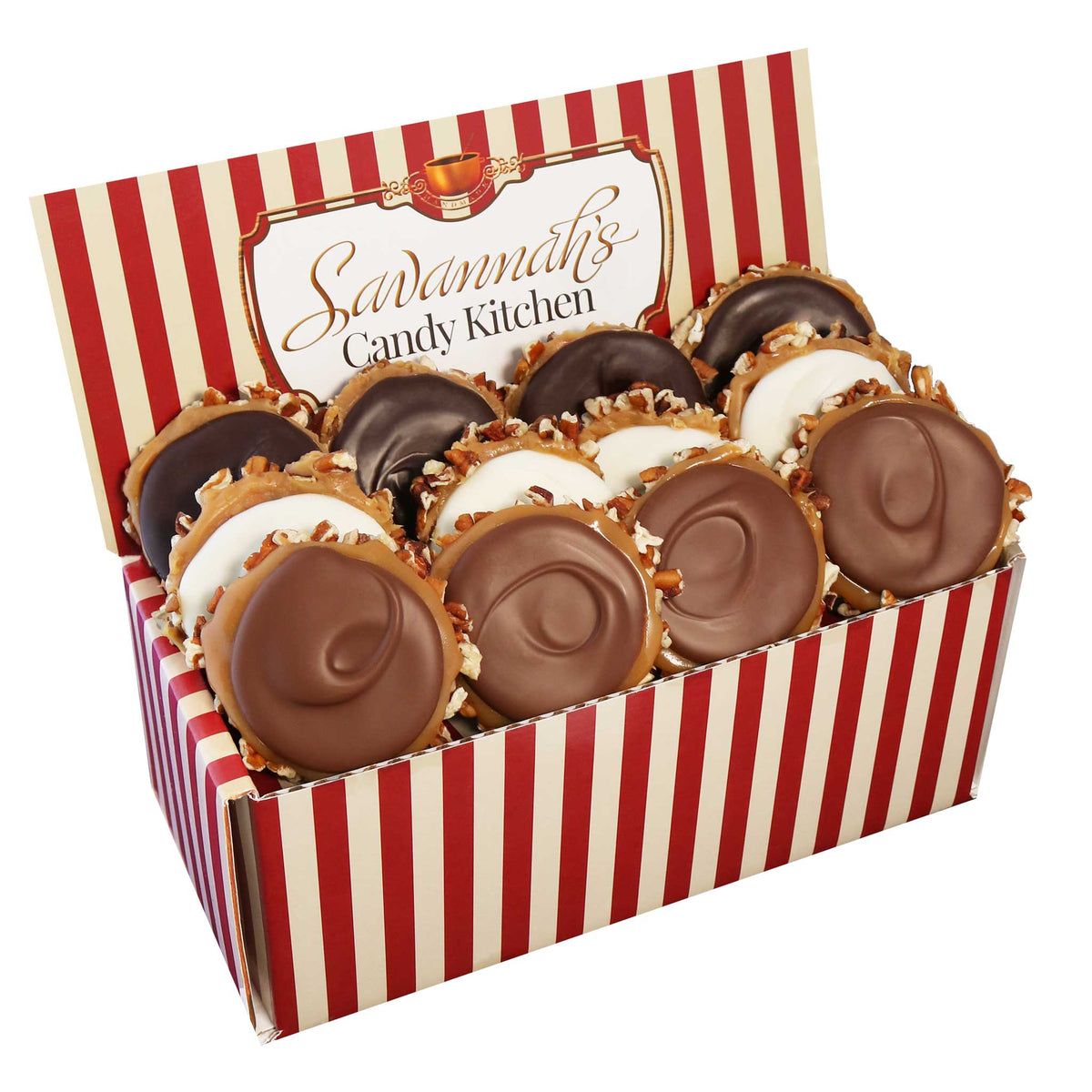 12 Assorted Turtles in a Signature Striped Box