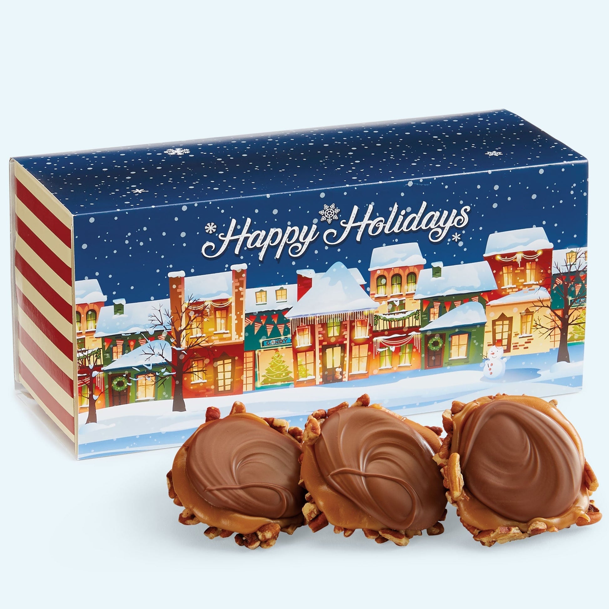 12 Milk Chocolate  Gophers in a Holiday Gift Box 